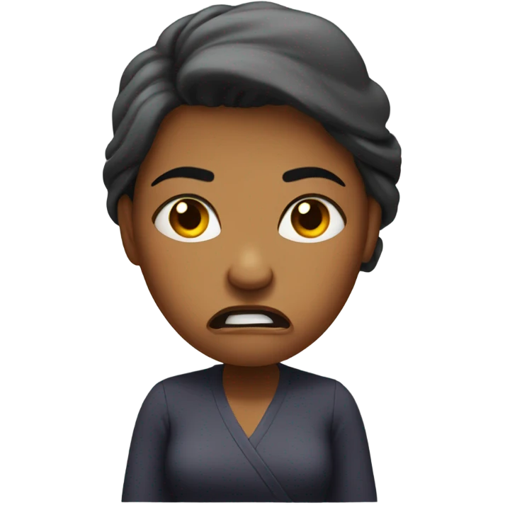 Angry woman emoji