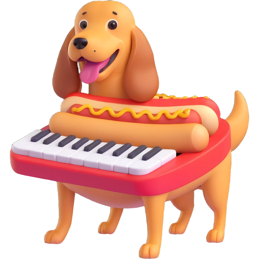 hotdog with a T9 keyboard emoji