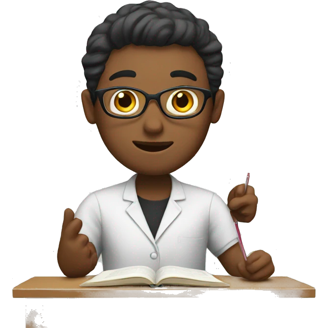 Teacher teaching emoji