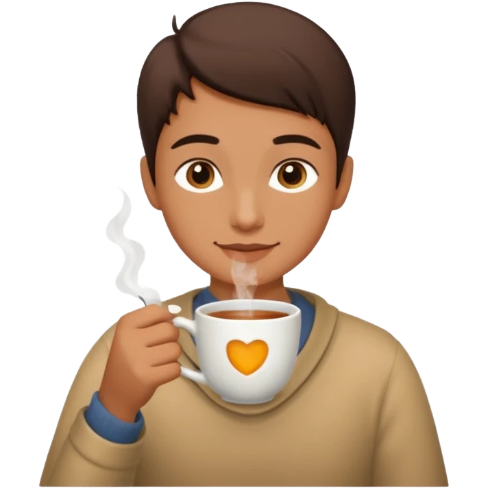 Tea drinking emoji
