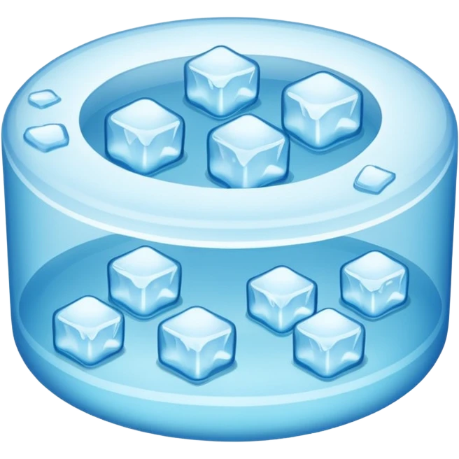 circle ice cube emoji