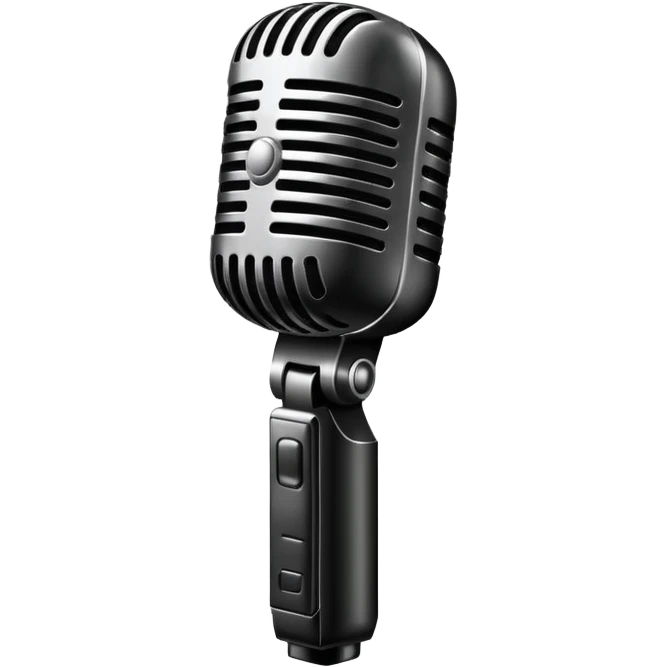 Microphone singing emoji  emoji