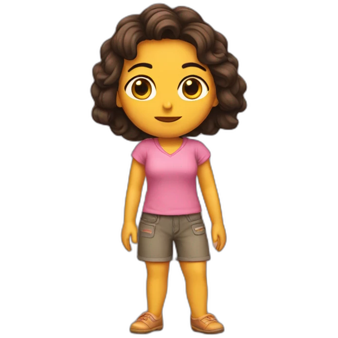 Chica tejedora  emoji
