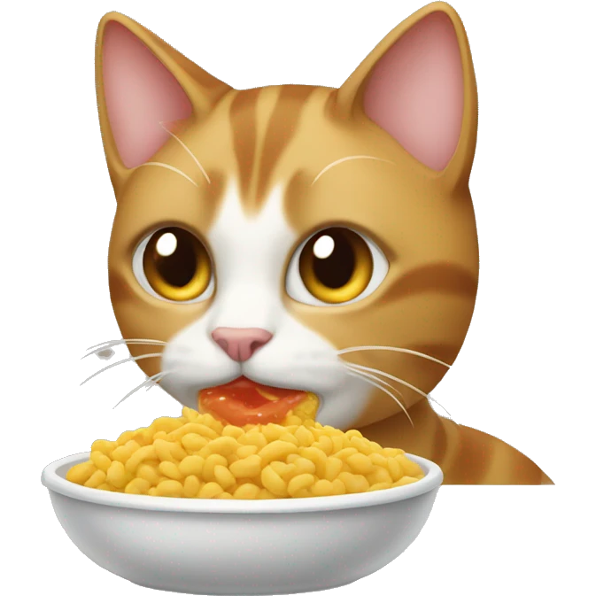 Cat smelling food emoji