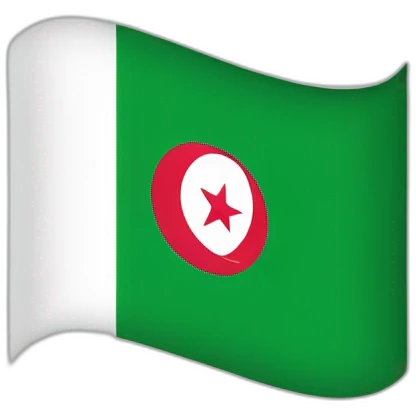Drapeau d’algerie emoji