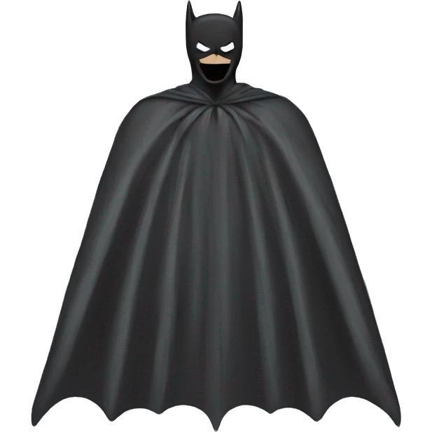 bat man cape emoji