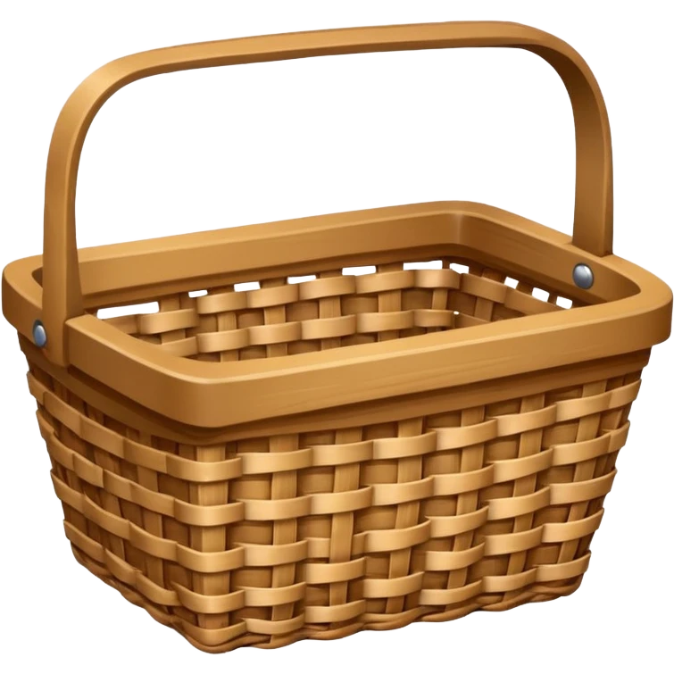 empty wicker basket emoji
