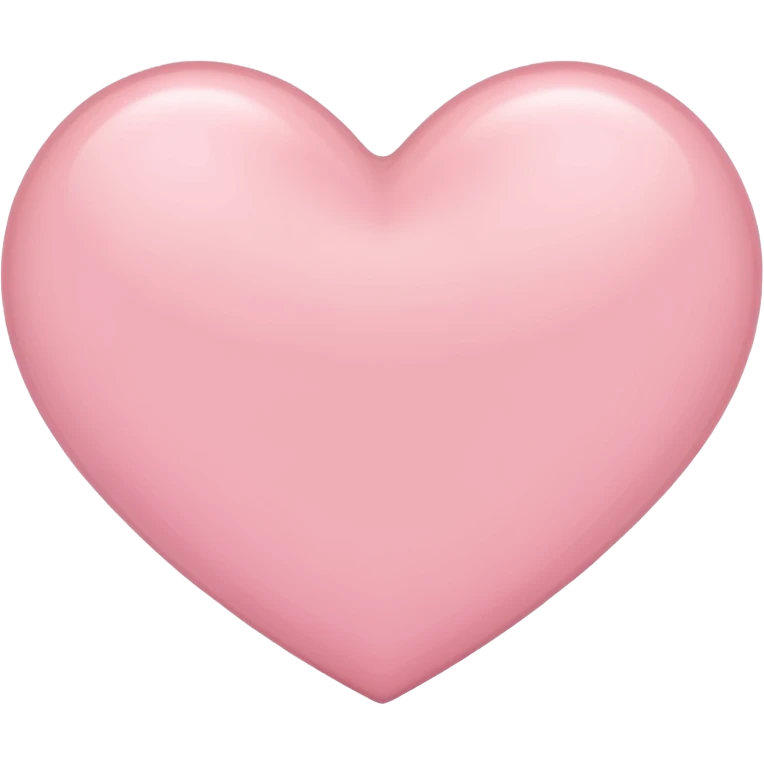 light pink heart emoji
