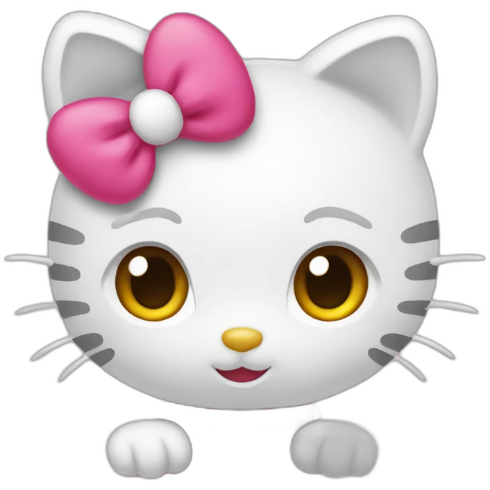 Hello kitty emoji