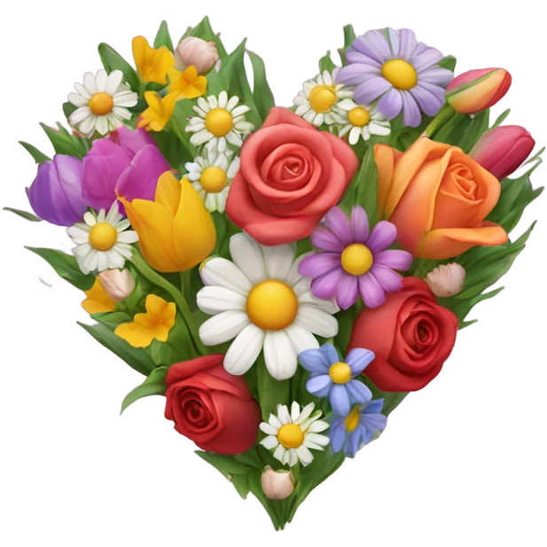 Flower heart emoji