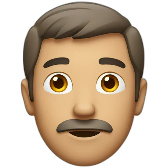 man wondering emoji