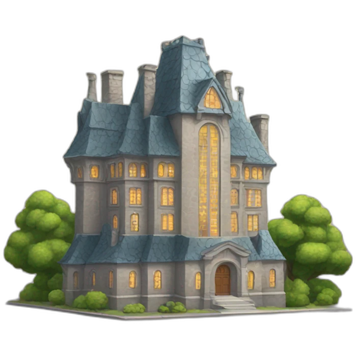 Magic building emoji