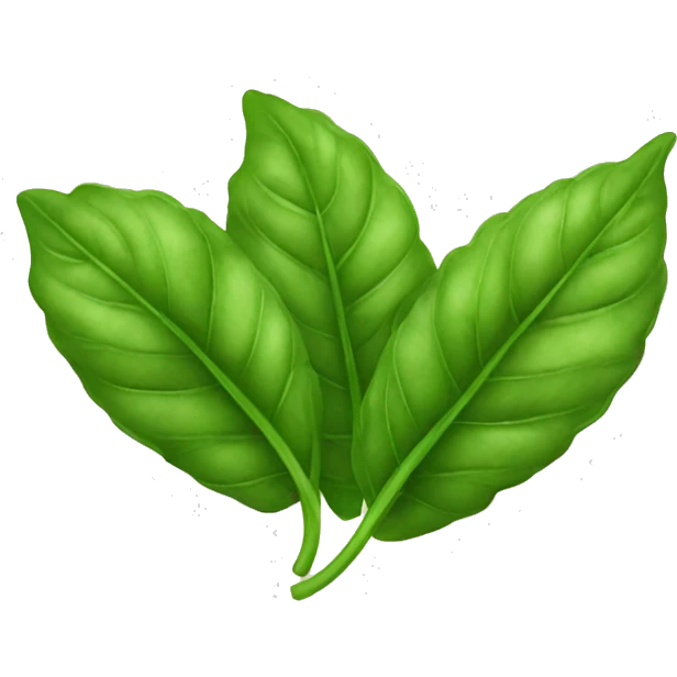basil leaves emoji