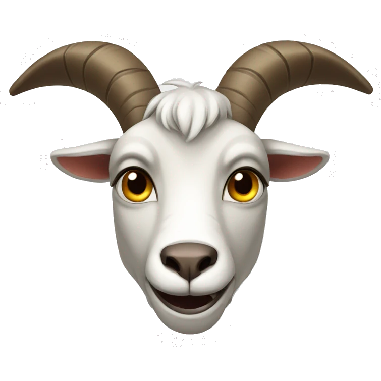 mean goat emoji