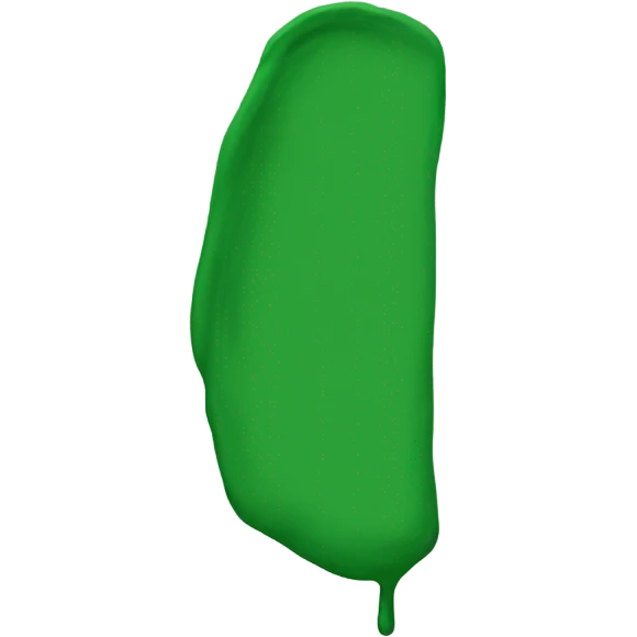 painting different colours green  emoji