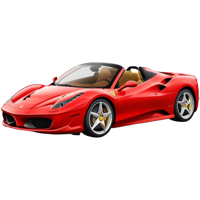 REd ferrari emoji