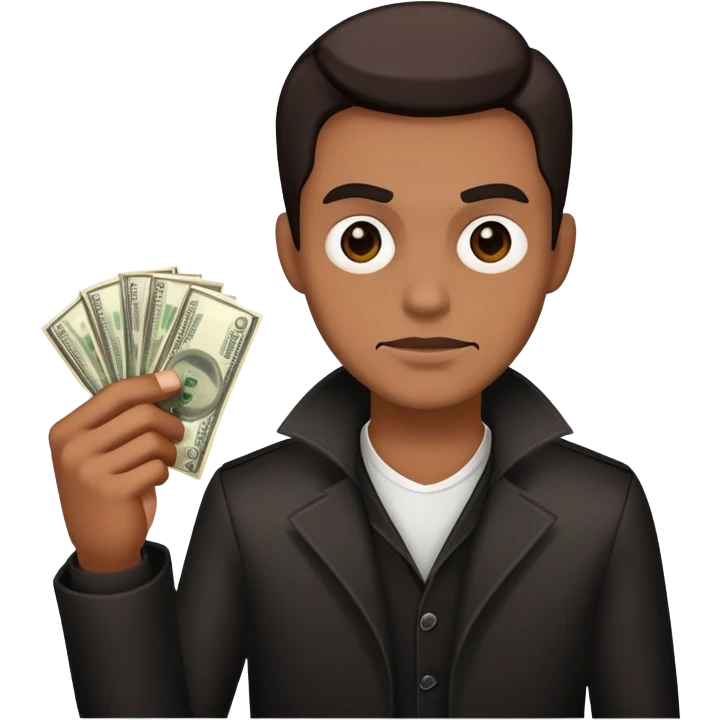 Freaky Man With money emoji