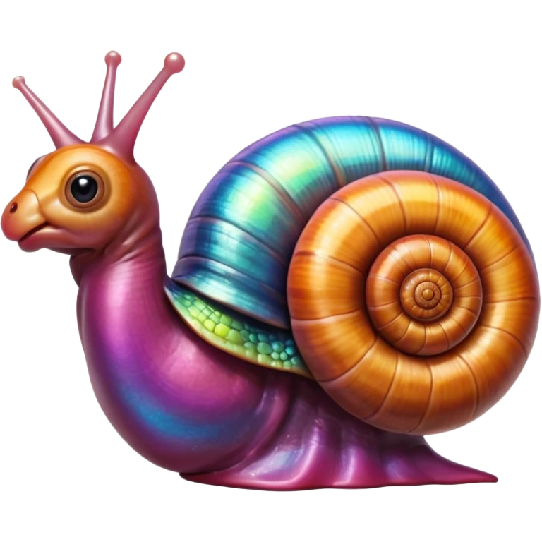 snail + anatomical heart emoji
