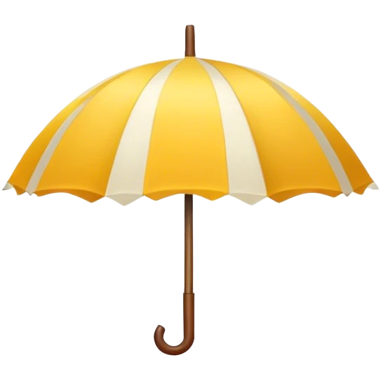 Sun umbrella emoji