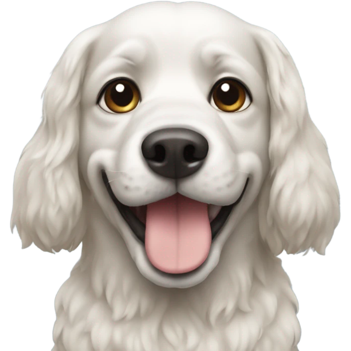 Dog with skibidi  emoji