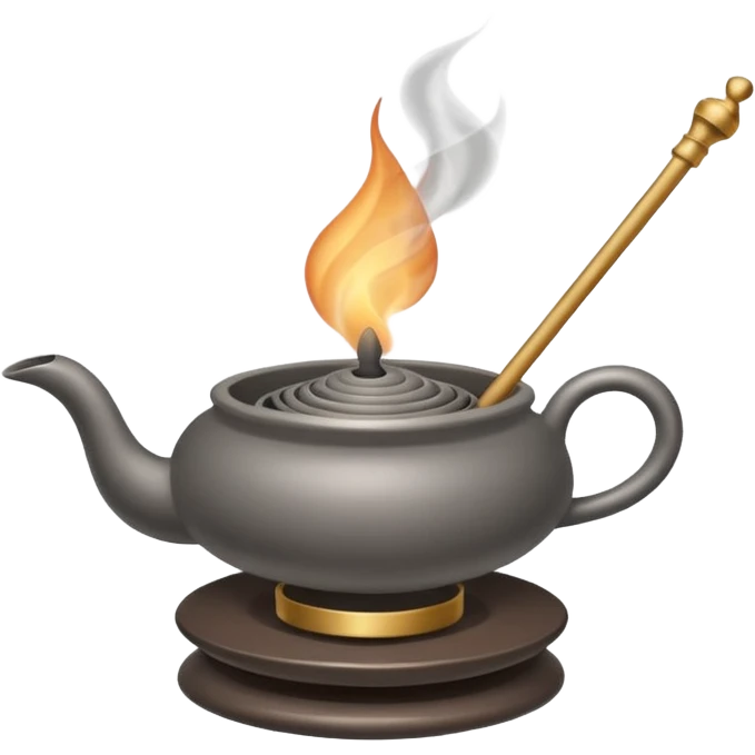 Burning incense on a holder  emoji