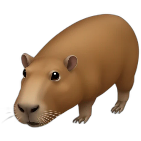 Capibara chaussure talon emoji