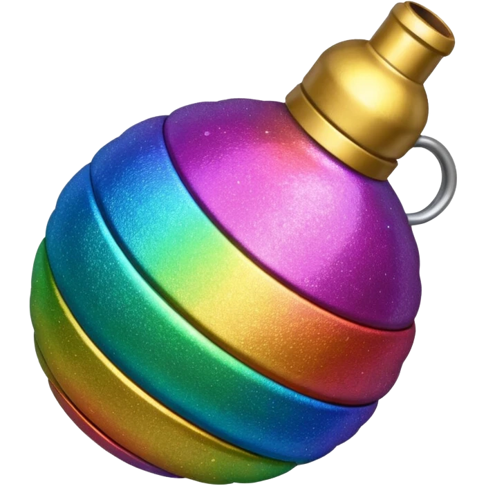glitter grenade emoji