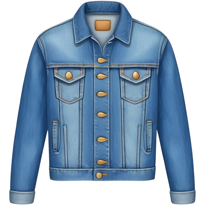 ultra realistic denim jacket emoji