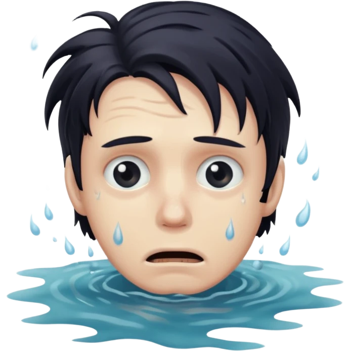 man drowning emoji