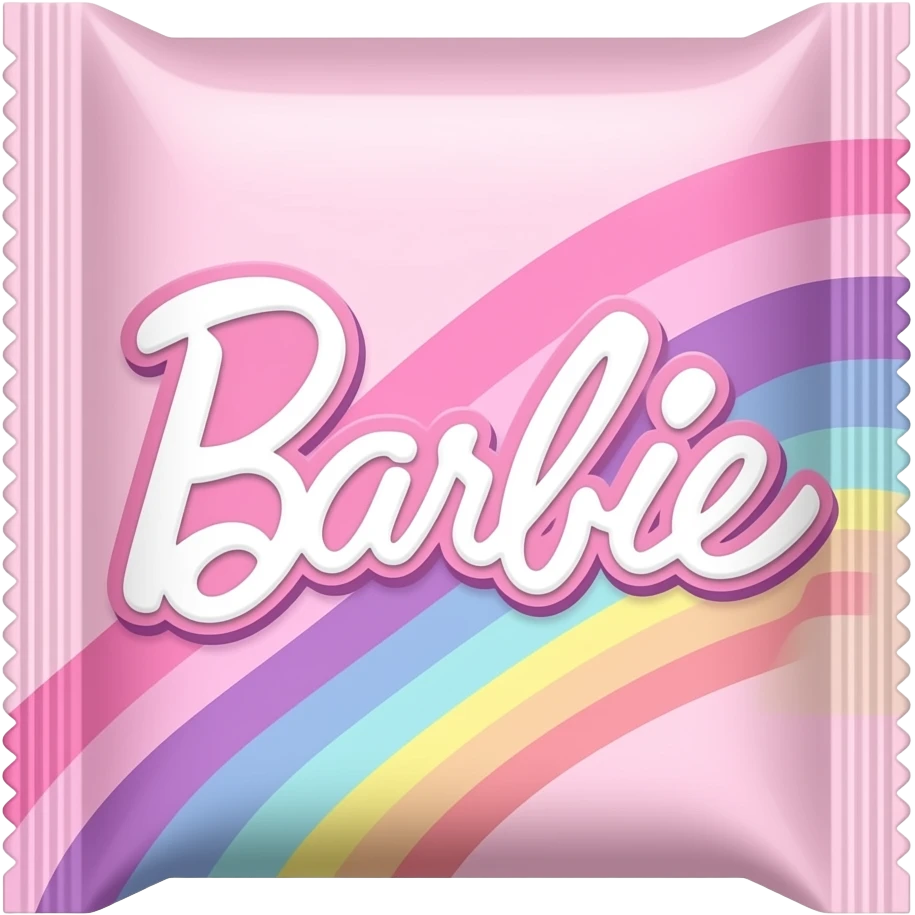 packaging inspired by barbie colour pallete emoji