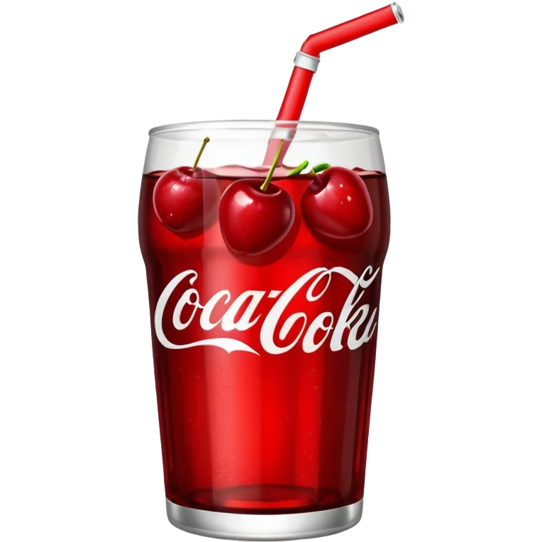 Coke with cherries emoji