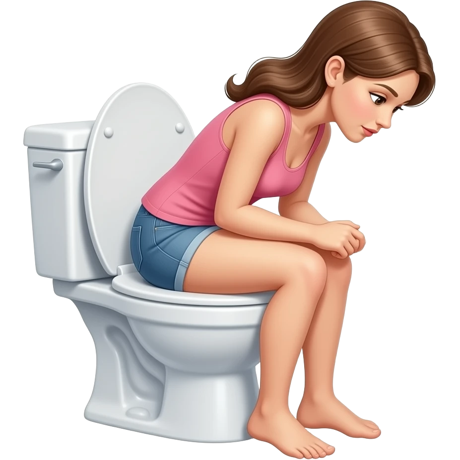 Woman  pooping emoji
