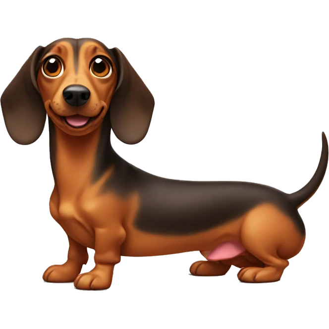 weiner dog emoji