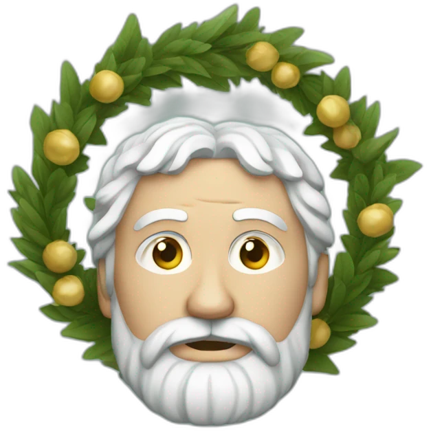 greek philosopher with wreath emoji