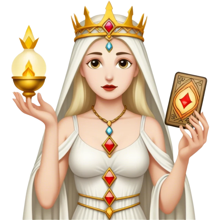 high priestess Tarot Card emoji