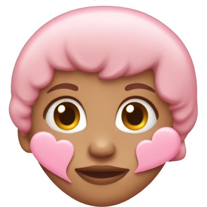 Baby pink heart emoji
