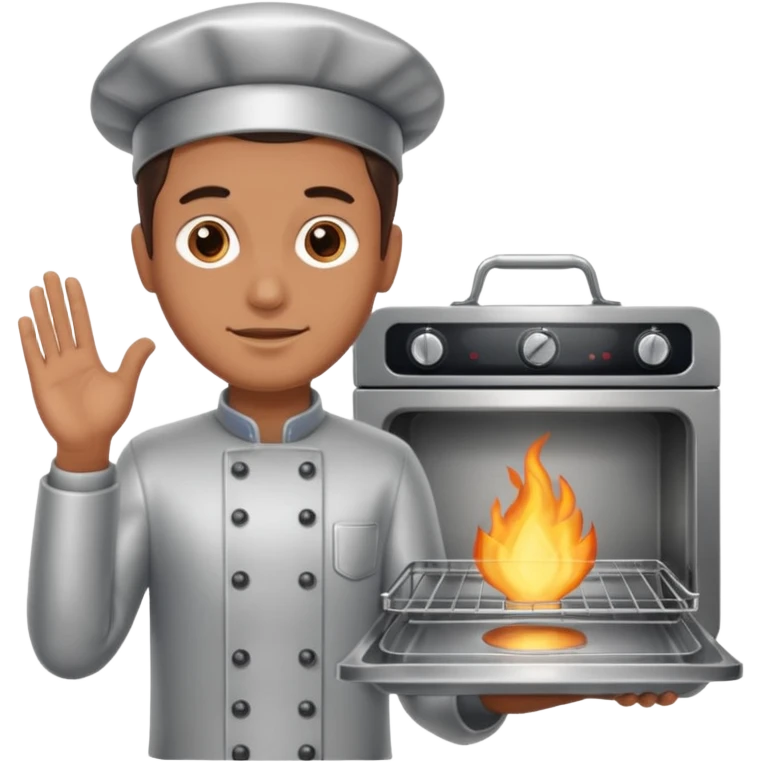 man holding Oven  emoji