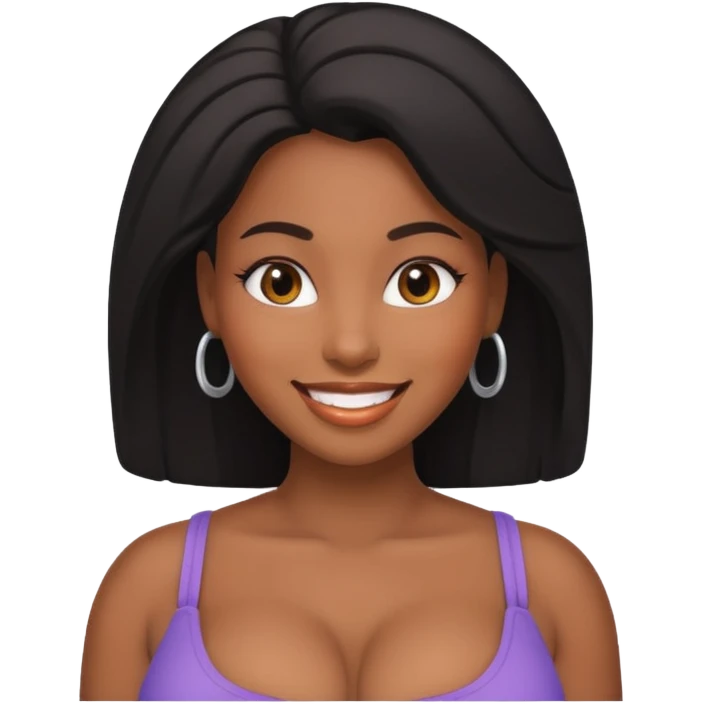 black woman big breast emoji emoji