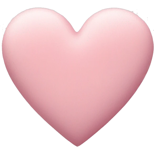 powder pink heart emoji