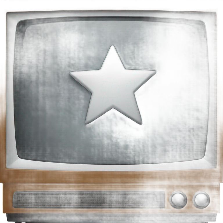 A tv with a star inside emoji