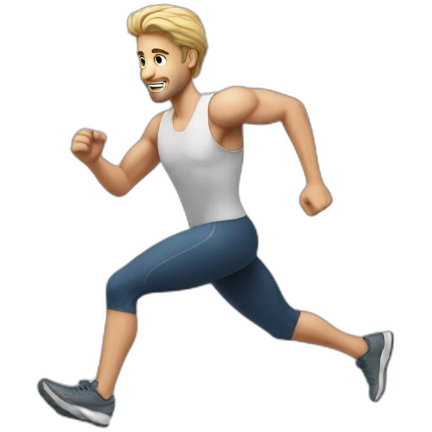 men-whaite-runner emoji