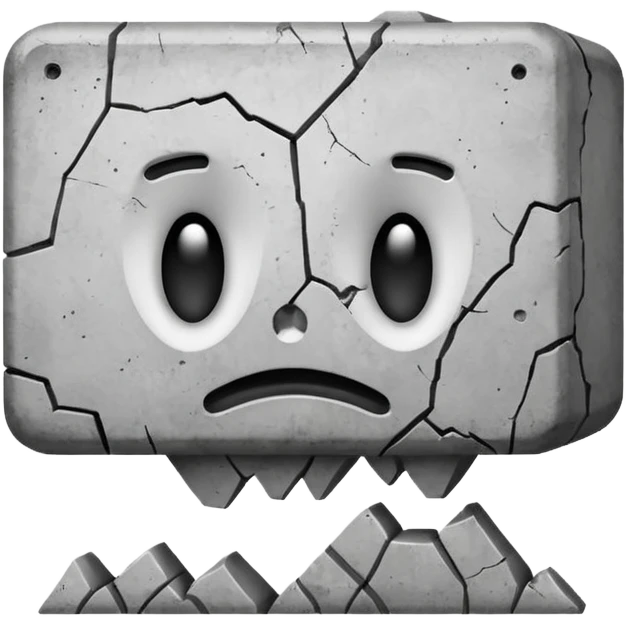 A Block saying "internet" lying on a street emoji