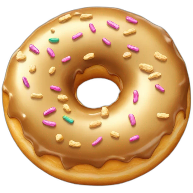 Golden donuts emoji