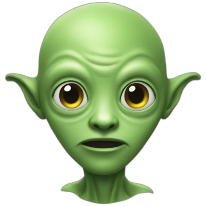 Unique alien emoji
