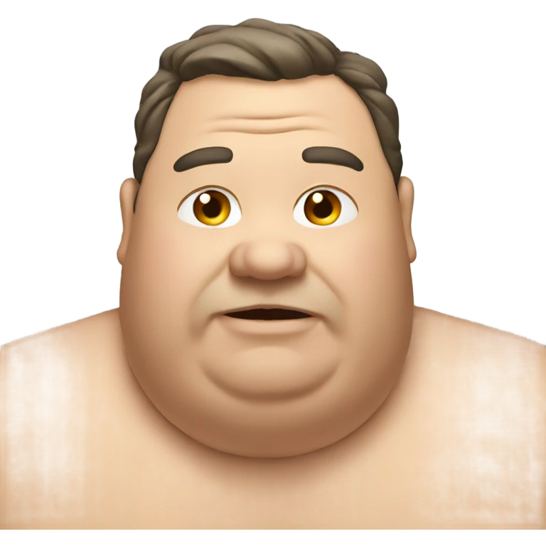Fat man emoji