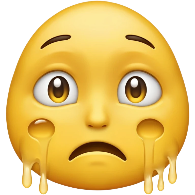 crying emoji with eyes down  emoji
