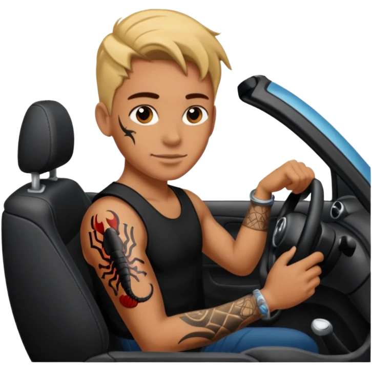 Scorpio n car emoji