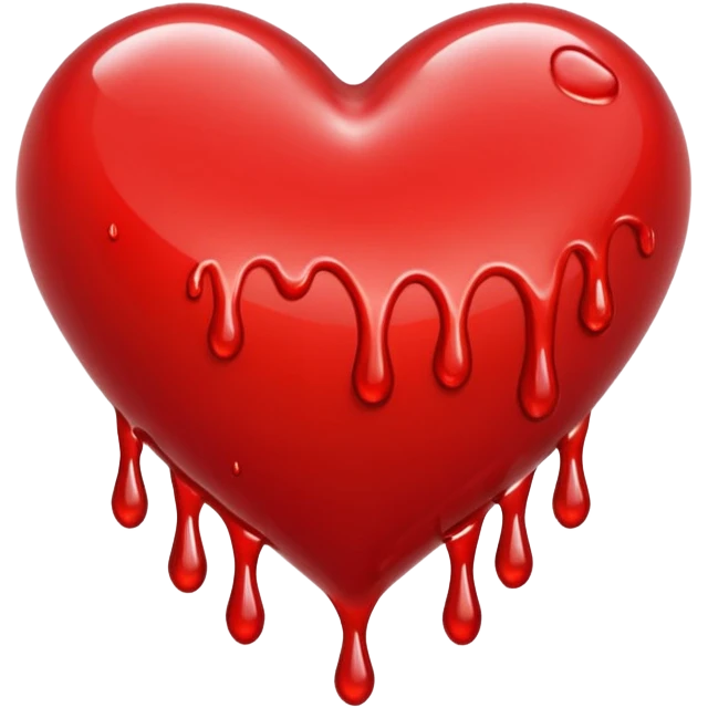 Heart cumshoted emoji