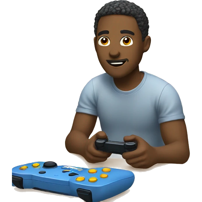guy play video games emoji