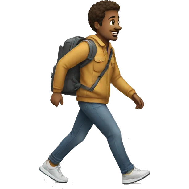Taking a walk emoji